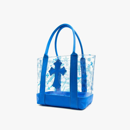 Chrome Hearts Blue Cross PVC Tote Bag - SHENGLI ROAD MARKET