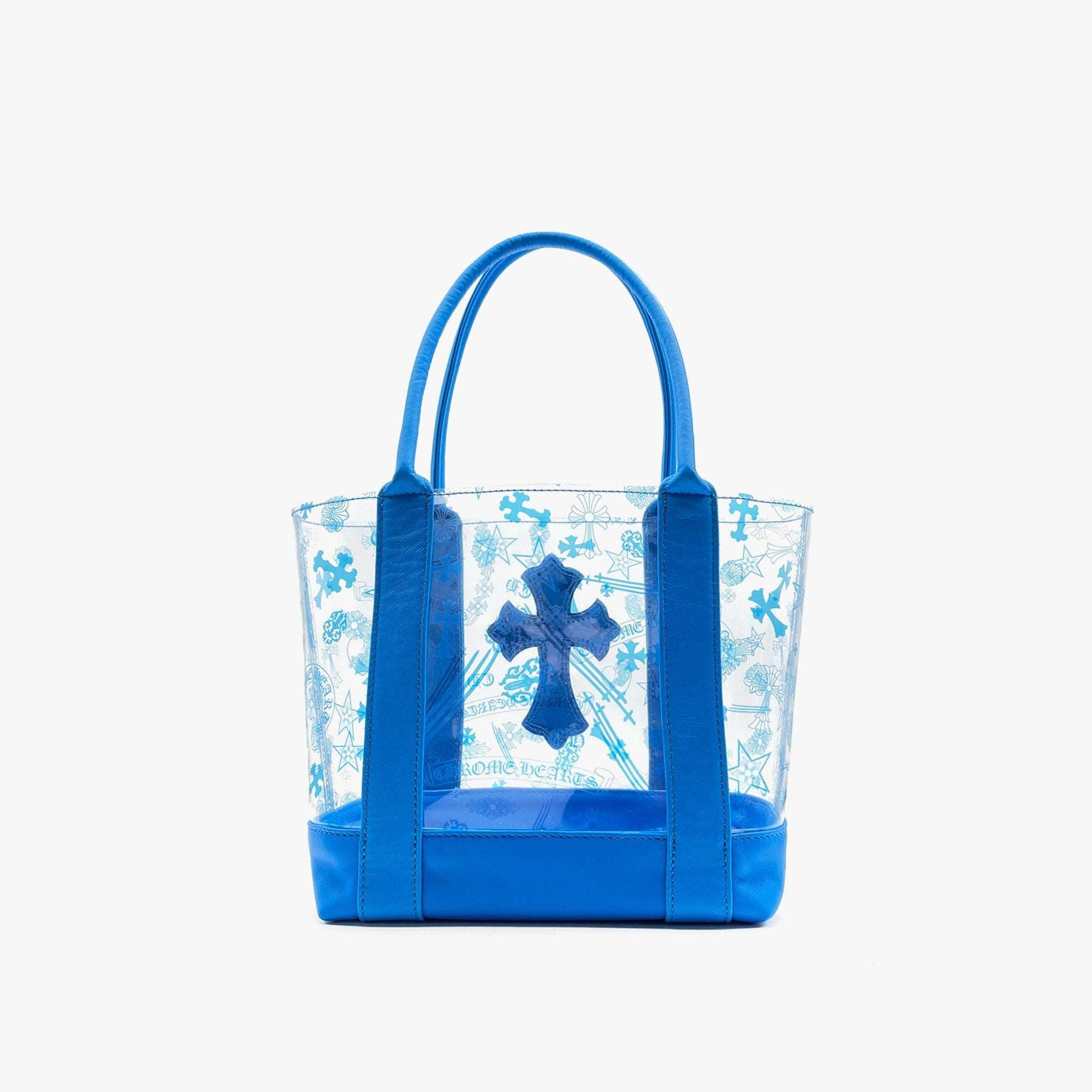 Chrome Hearts Blue Cross PVC Tote Bag