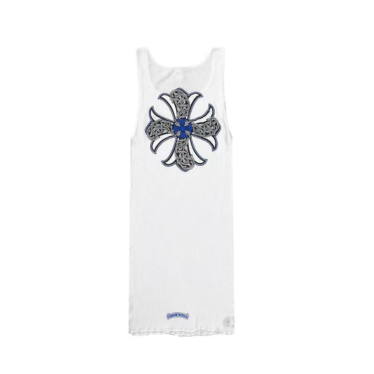 Chrome Hearts Blue Cross Vine Tank Top Dress - SHENGLI ROAD MARKET