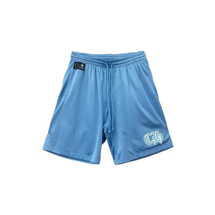 Chrome Hearts Blue Mesh Shorts - SHENGLI ROAD MARKET