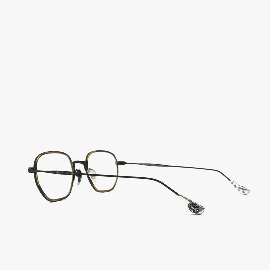 Chrome Hearts Bone Prone I BOS-MBK Matte Black Glasses Frame - SHENGLI ROAD MARKET