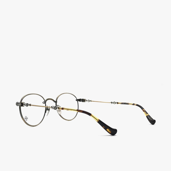 Chrome Hearts Bubba-A AG-P Gold & Pinto Glasses Frame - SHENGLI ROAD MARKET