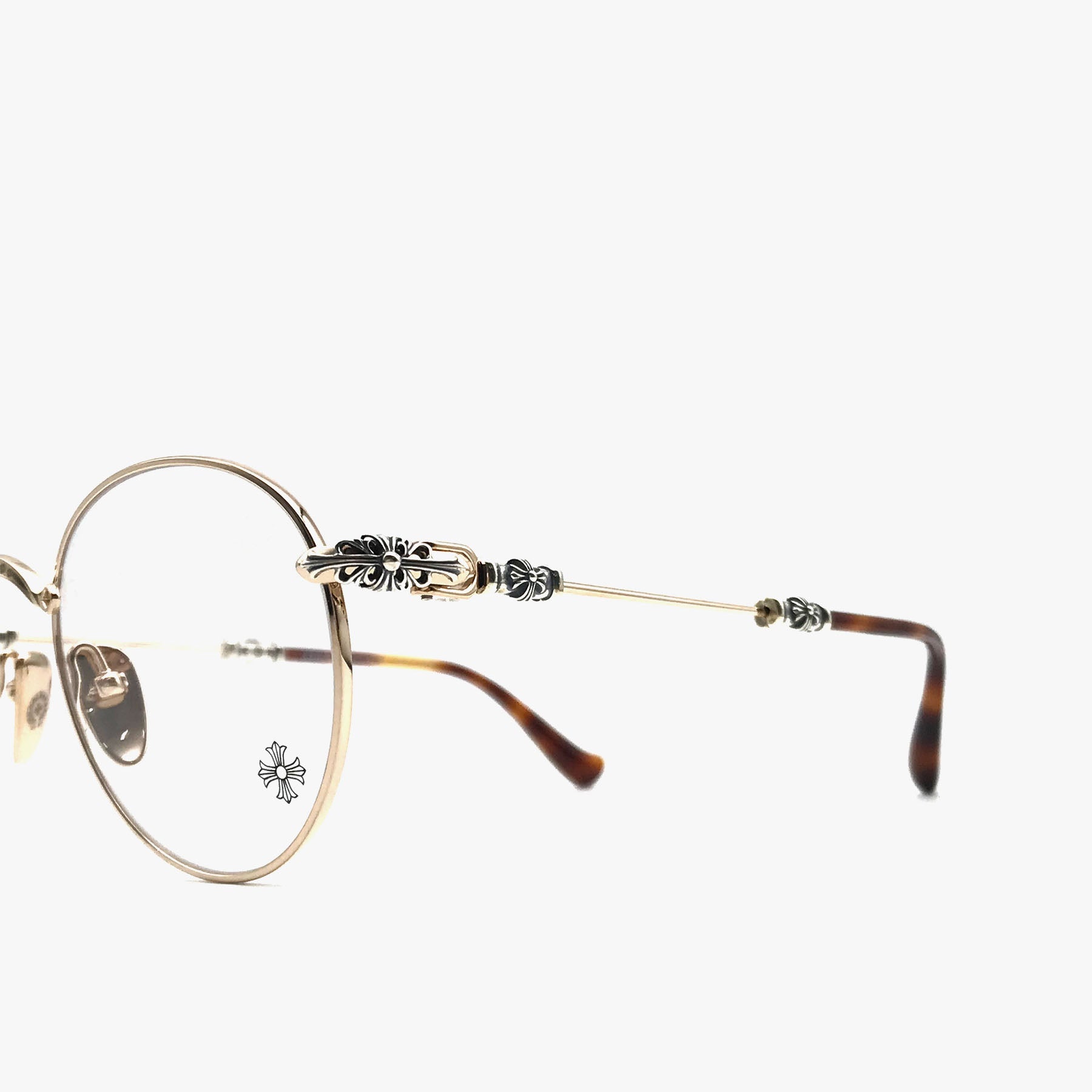 Chrome Hearts GP-P Gold & Pinto Glasses -SHENGLI ROAD MARKET