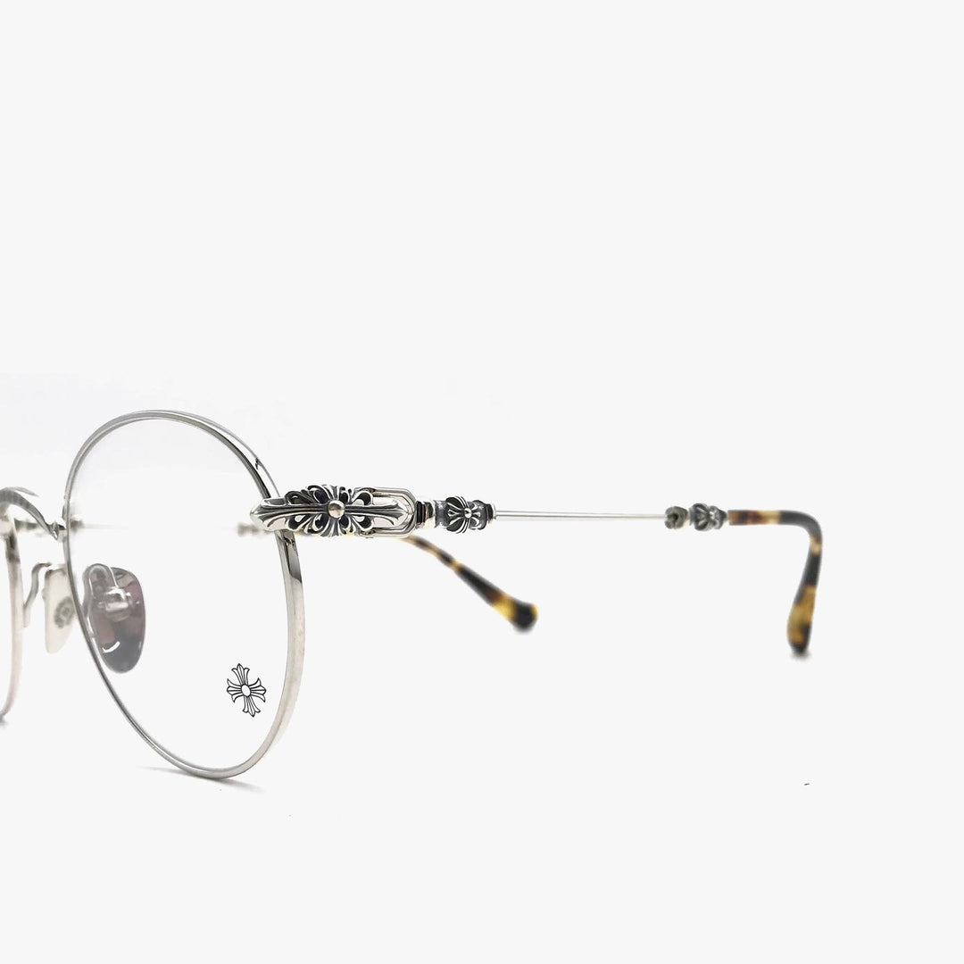 Chrome Hearts Bubba-A SS-P Silver & Pinto Glasses Frame - SHENGLI ROAD MARKET