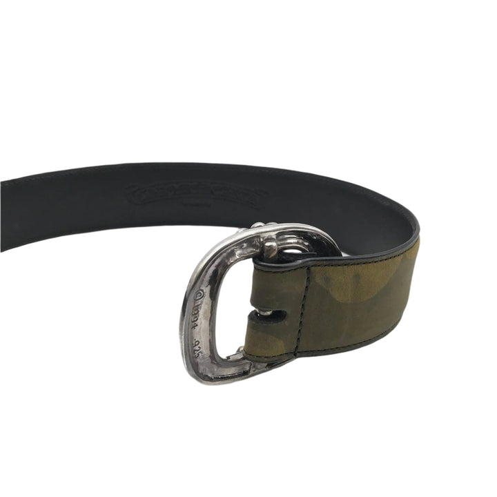 Chrome Hearts Camouflage Gunslinger Belt with Silver Buckle - SHENGLI ROAD MARKET