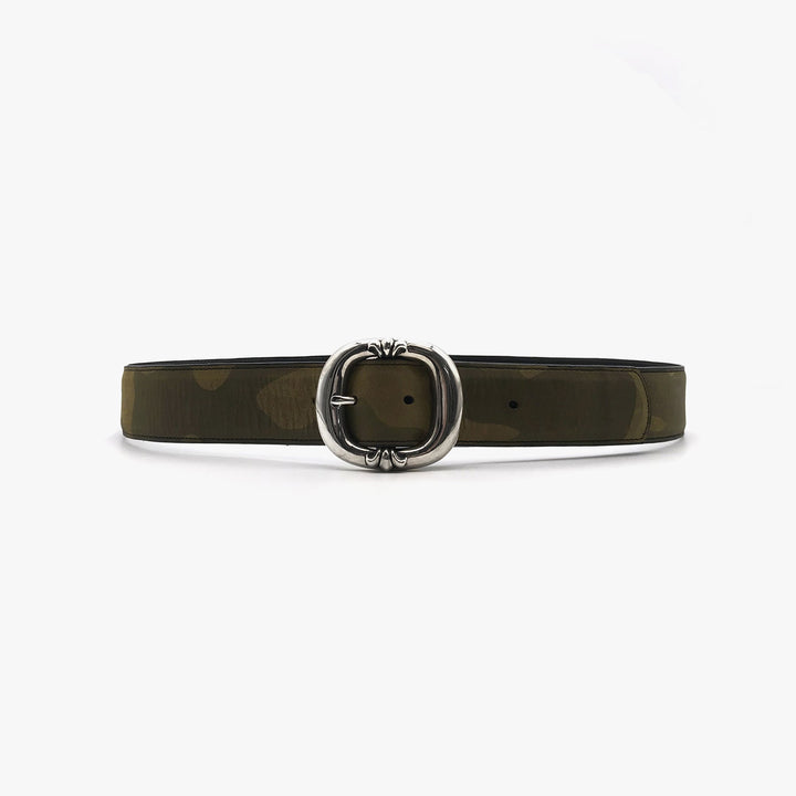 Chrome Hearts Camouflage Gunslinger Belt with Silver Buckle - SHENGLI ROAD MARKET