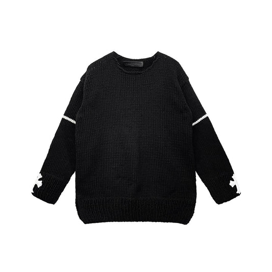 Chrome Hearts Cashmere Cross Patch Sweater - SHENGLI ROAD MARKET