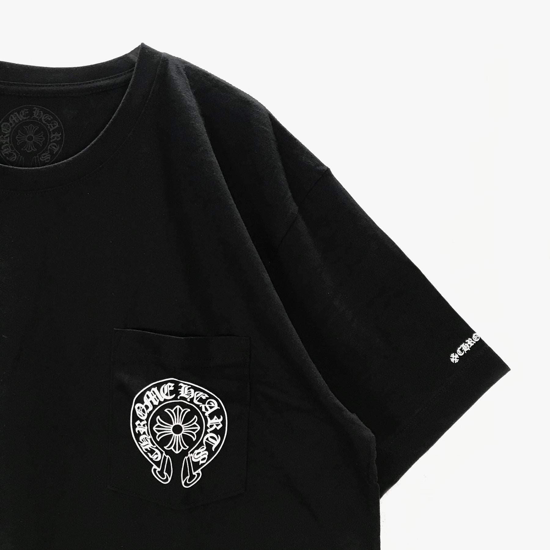 Chrome Hearts Classic Horseshoe Logo Short Sleeve T-shirt - SHENGLI ROAD MARKET