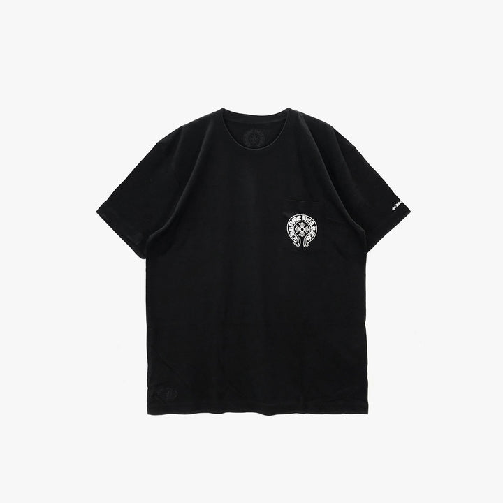 Chrome Hearts Classic Horseshoe Logo Short Sleeve T-shirt - SHENGLI ROAD MARKET