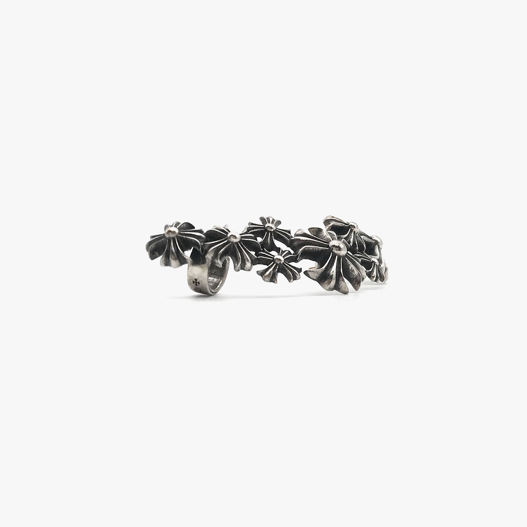 Chrome Hearts CLIMBER Silver Multi Cross Earring - SHENGLI ROAD MARKET