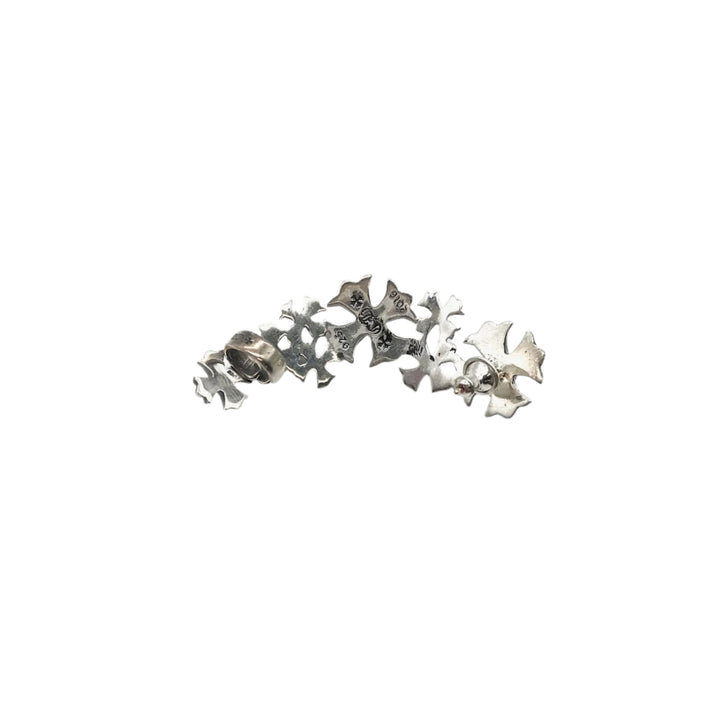 Chrome Hearts CLIMBER Silver Multi Cross Earring - SHENGLI ROAD MARKET