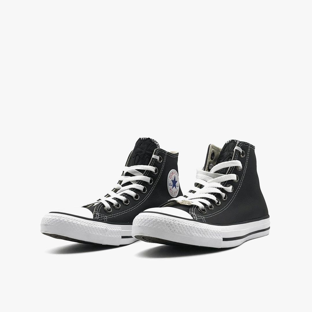 Chrome Hearts Converse Black Leather Cross Silver Dagger Sneakers - SHENGLI ROAD MARKET