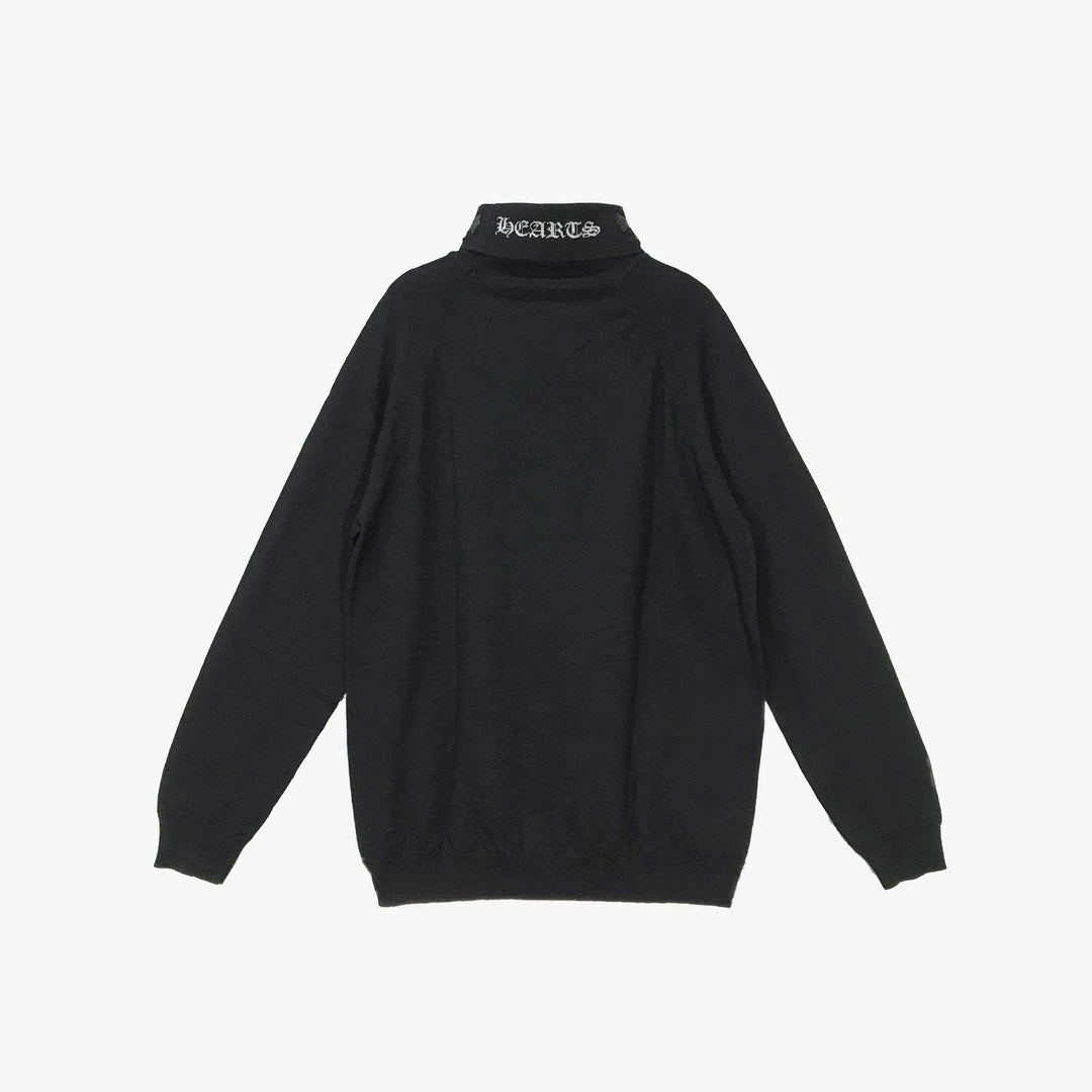 Chrome Hearts Crew Neck Script Logo Cashmere Sweater - SHENGLI ROAD MARKET