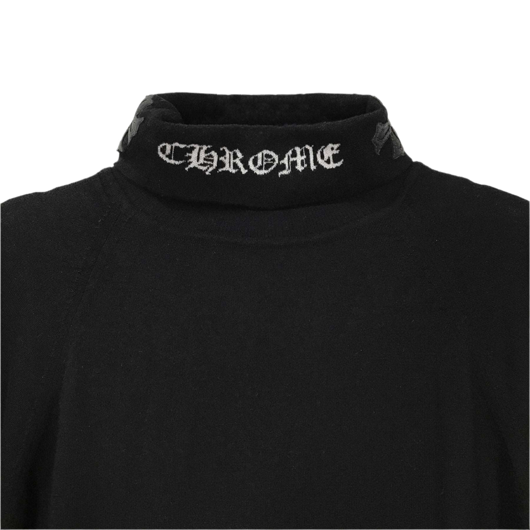 Chrome Hearts Crew Neck Script Logo Cashmere Sweater
