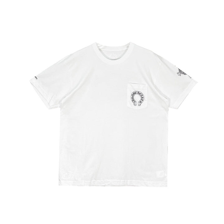 Chrome Hearts Cross Horseshoe Logo Short Sleeve Tee - SHENGLI ROAD MARKET