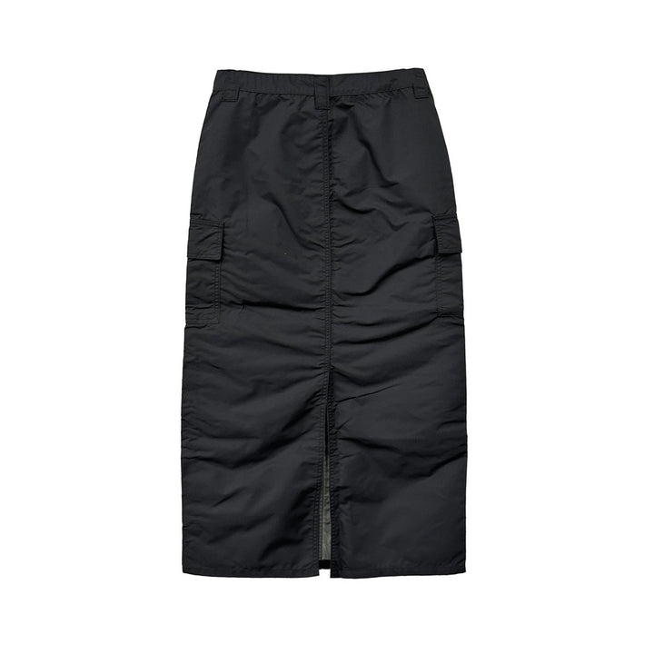 Chrome Hearts Cross Leather Patch Nylon Cargo Long Skirt - SHENGLI ROAD MARKET