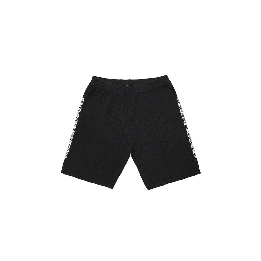 Chrome Hearts Cross Pattern Slide Script Logo Shorts - SHENGLI ROAD MARKET