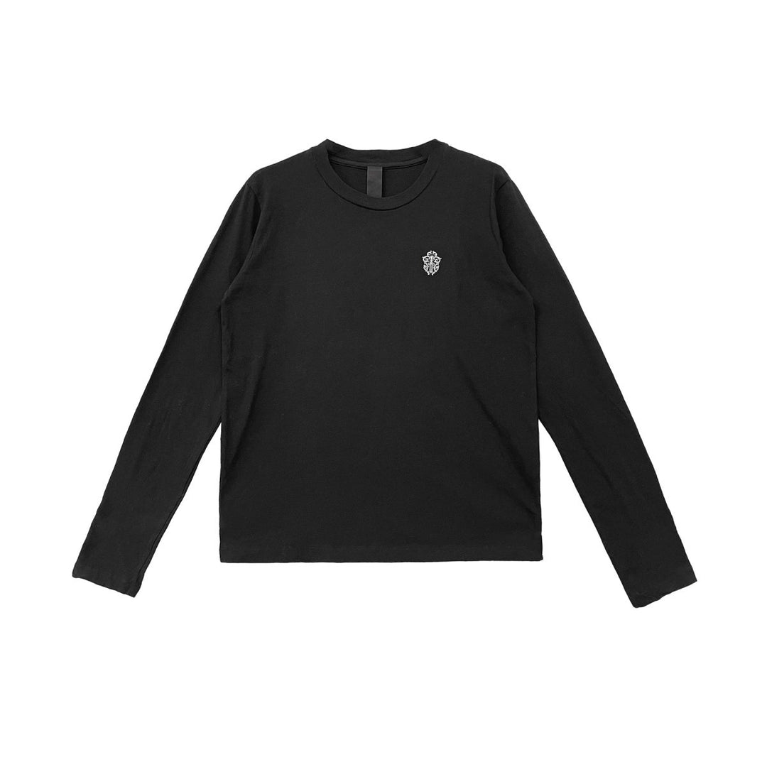 Chrome Hearts Dagger Cross Logo Embroidered Long Sleeve Tee - SHENGLI ROAD MARKET