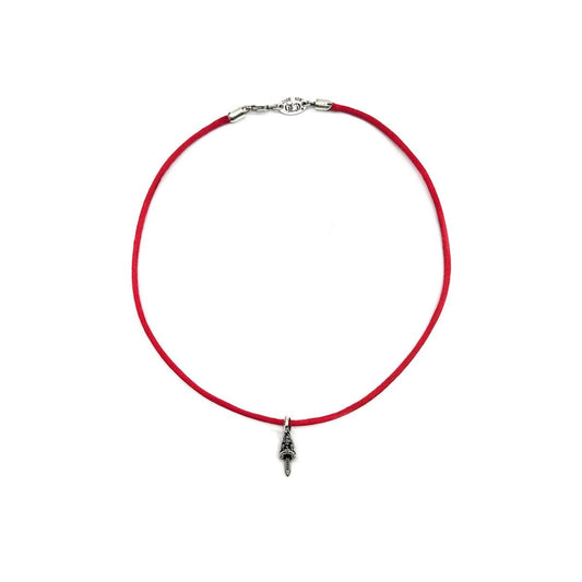 Chrome Hearts Dagger Pendant Red Rope Necklace - SHENGLI ROAD MARKET