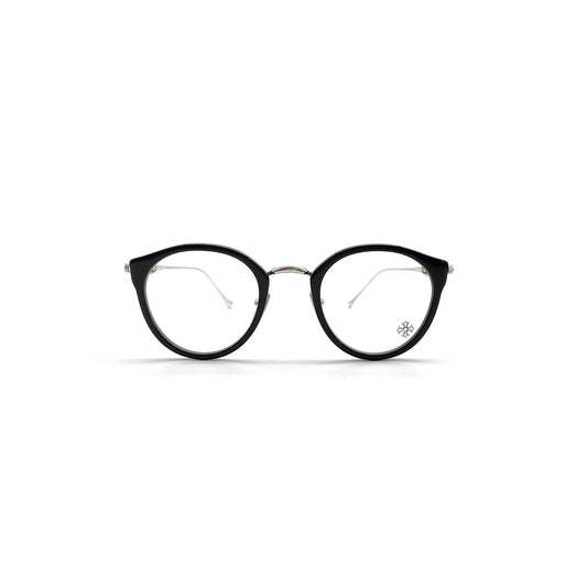 Chrome Hearts DIG BIG BK/SS Black&Silver Glasses Frame - SHENGLI ROAD MARKET