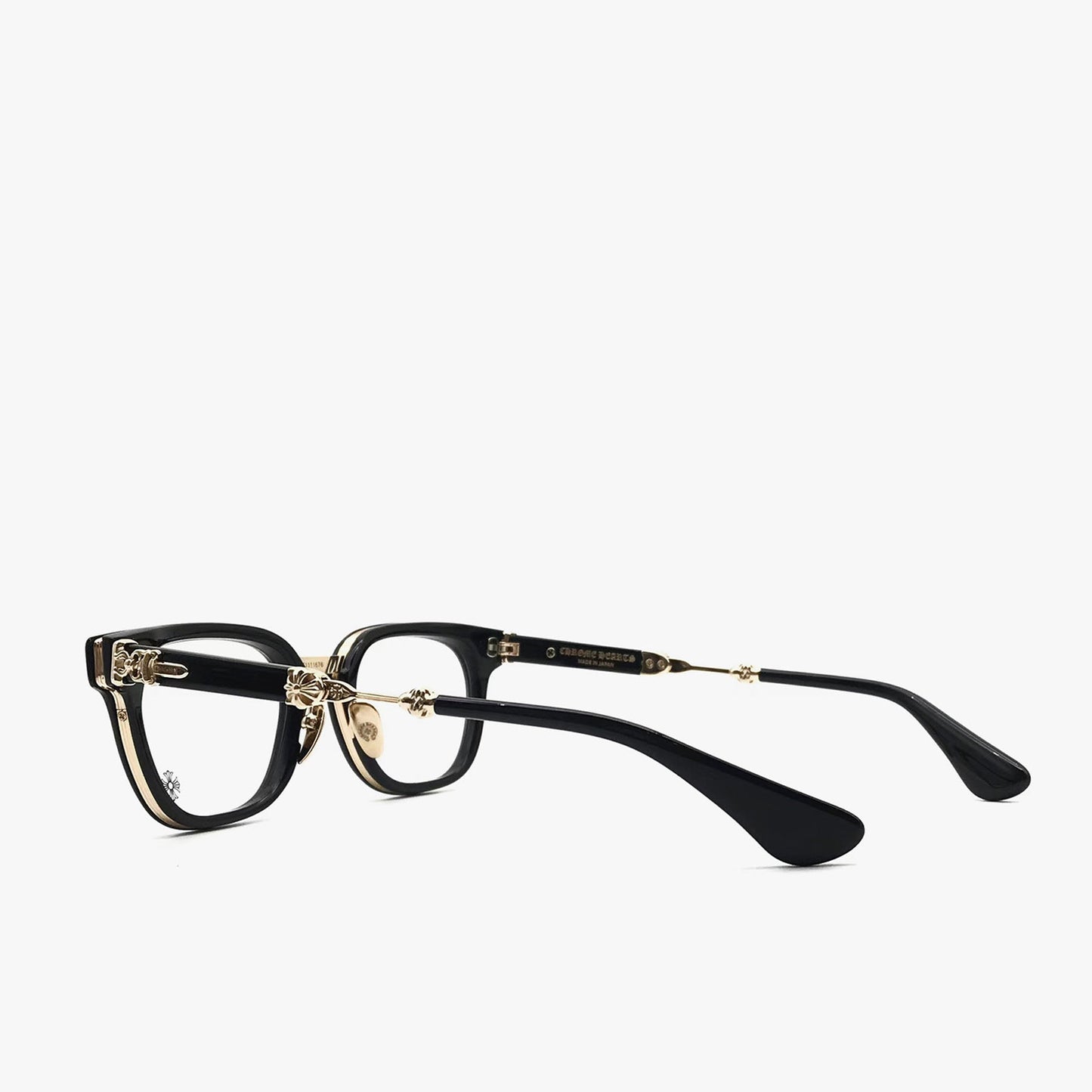 Chrome Hearts Duck Butter BK-GP Black & Gold Glasses Frame - SHENGLI ROAD MARKET