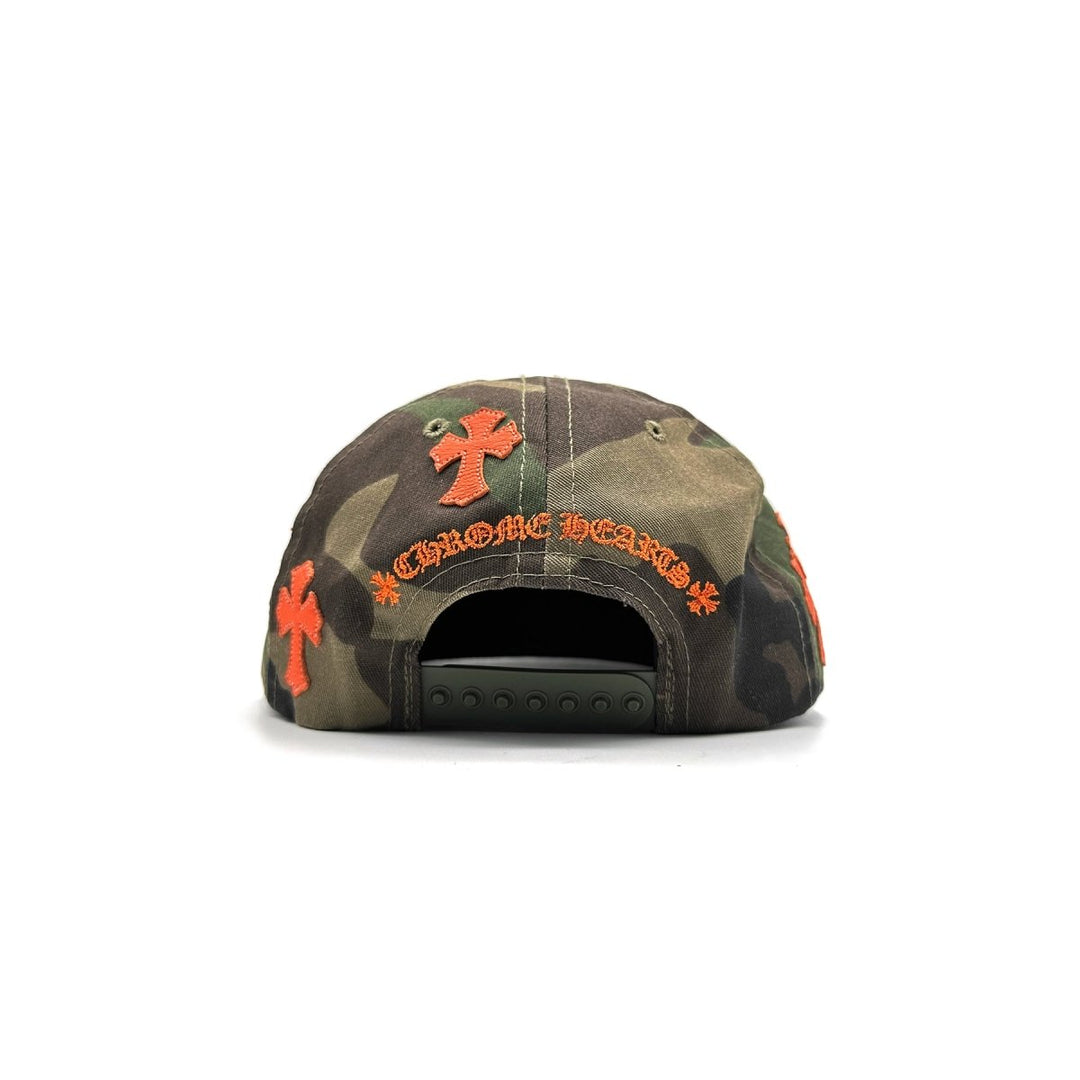 Chrome Hearts Embroidered CH Cross Logo Camouflage Baseball Cap - SHENGLI ROAD MARKET