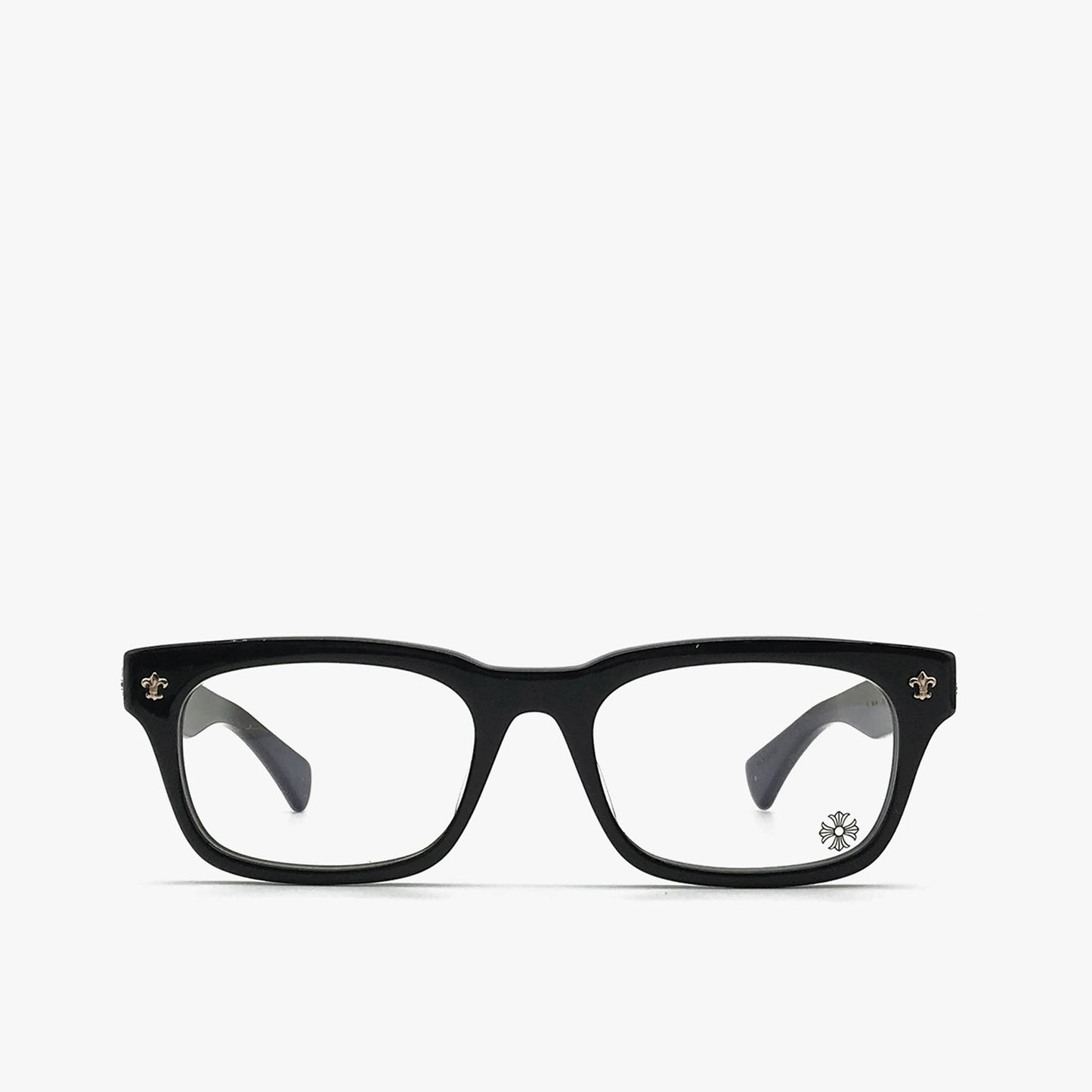 Chrome Hearts Gittinany-A BK-GP Black & Gold Glasses Frame - SHENGLI ROAD MARKET