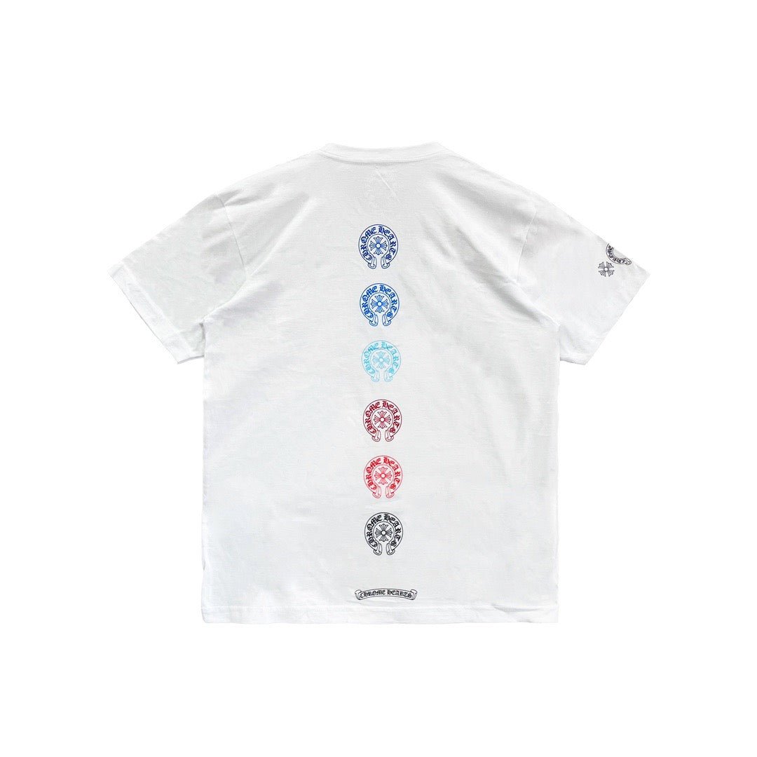 Chrome Hearts Gradient Horseshoe Logo Tee - SHENGLI ROAD MARKET