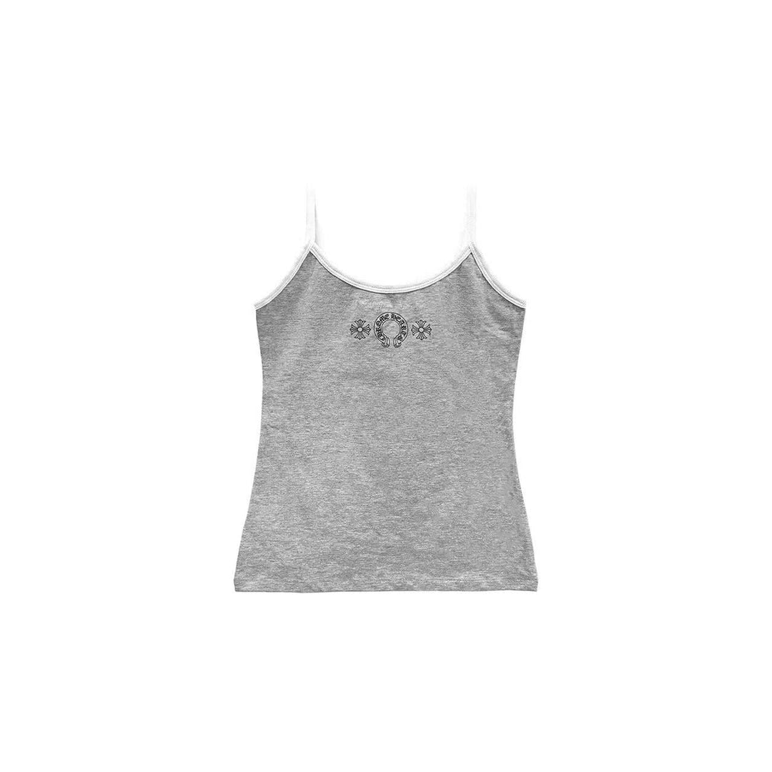 Chrome Hearts Gray Horseshoe Logo Tank top - SHENGLI ROAD MARKET