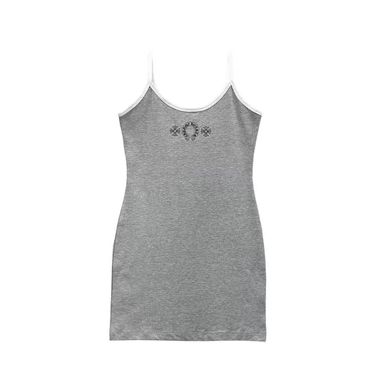 Chrome Hearts Gray Horseshoe Logo Tank top Dress - SHENGLI ROAD MARKET