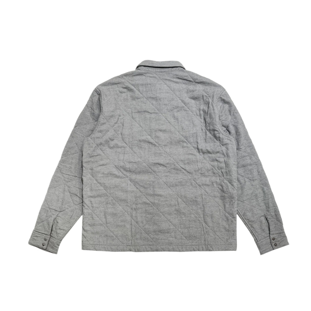 Chrome Hearts Gray Work Dog Silver Button Quilted Jacket - SHENGLI ROAD MARKET