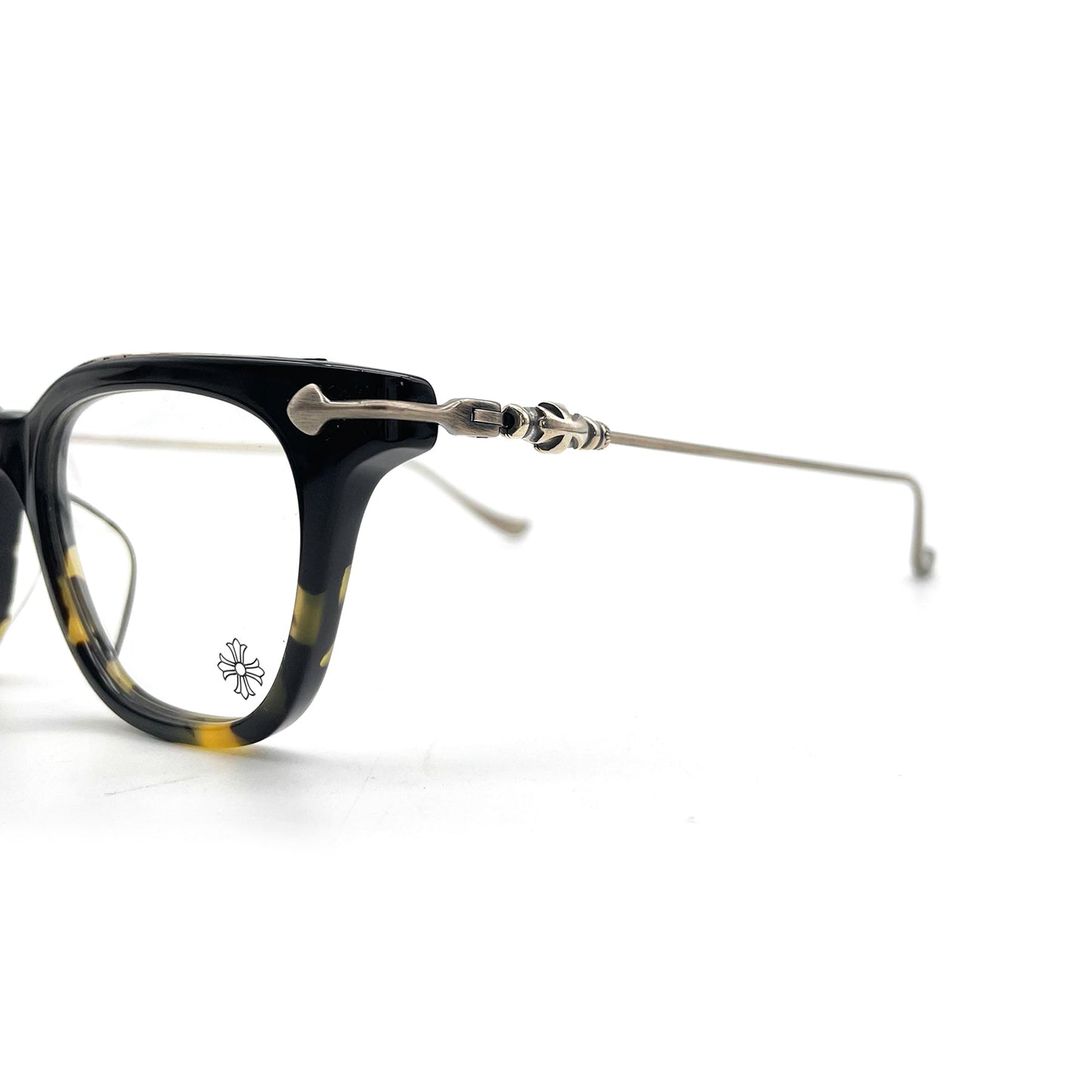 Chrome Hearts GUZZLER BM/AS Tortoiseshell Glasses Frame - SHENGLI ROAD MARKET