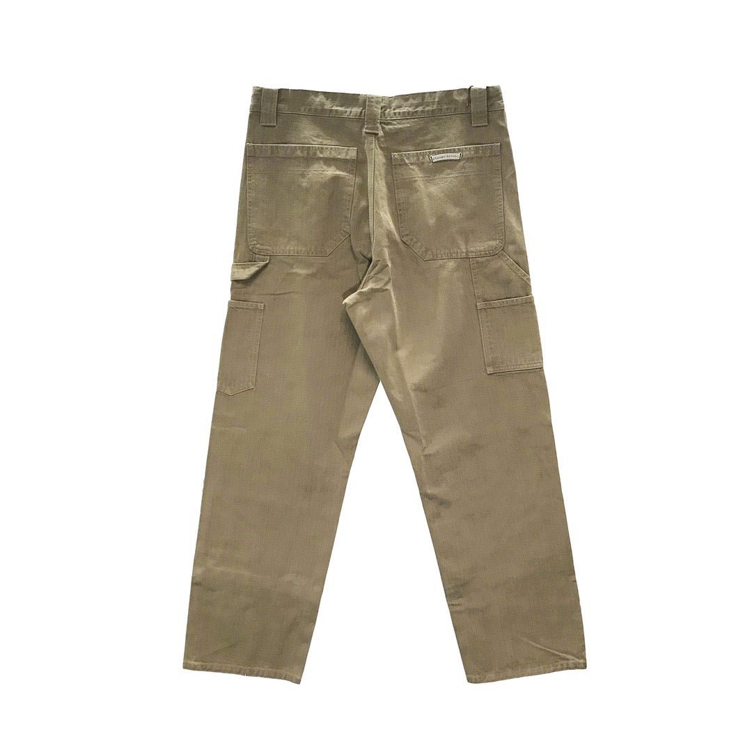 Chrome Hearts Khaki Rivet Carpenter Pants - SHENGLI ROAD MARKET