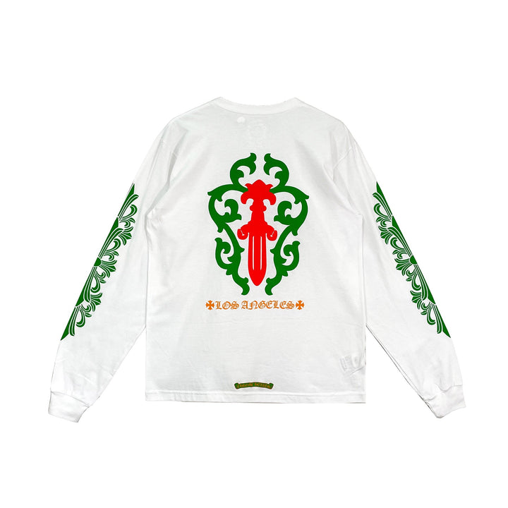 Chrome Hearts LA Exclusive Dagger Logo Long Sleeve Tshirt - SHENGLI ROAD MARKET