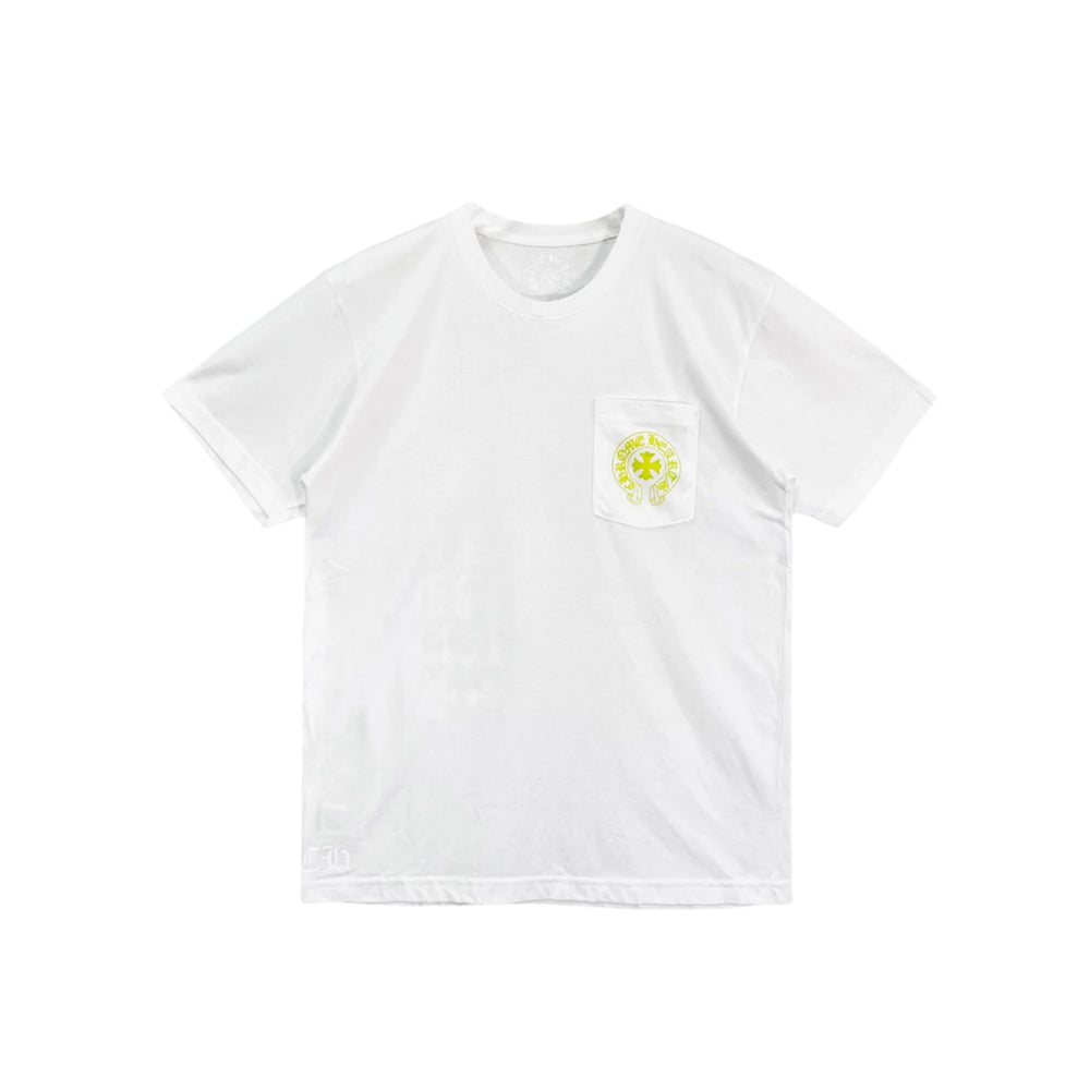 Chrome Hearts LA Exclusive Yellow Script Logo Tshirt - SHENGLI ROAD MARKET