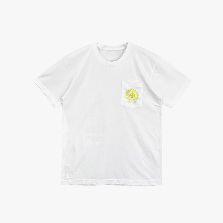 Chrome Hearts LA Exclusive Yellow Script Logo Tshirt - SHENGLI ROAD MARKET