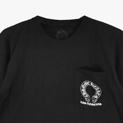 Chrome Hearts LA Los Angeles Exclusive T-bar Script Logo Long Sleeve T-shirt - SHENGLI ROAD MARKET