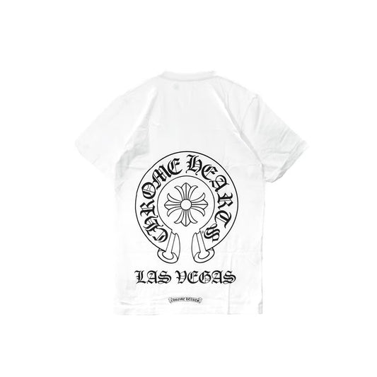 Chrome Hearts Las Vegas Exclusive Horseshoe Logo Short Sleeve T-shirt - SHENGLI ROAD MARKET