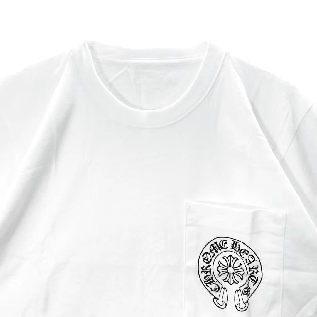 Chrome Hearts Las Vegas Exclusive Horseshoe Logo Short Sleeve T-shirt - SHENGLI ROAD MARKET