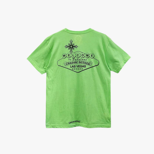 Chrome Hearts Las Vegas Exclusive Limited Green Poker Logo T-shirt - SHENGLI ROAD MARKET