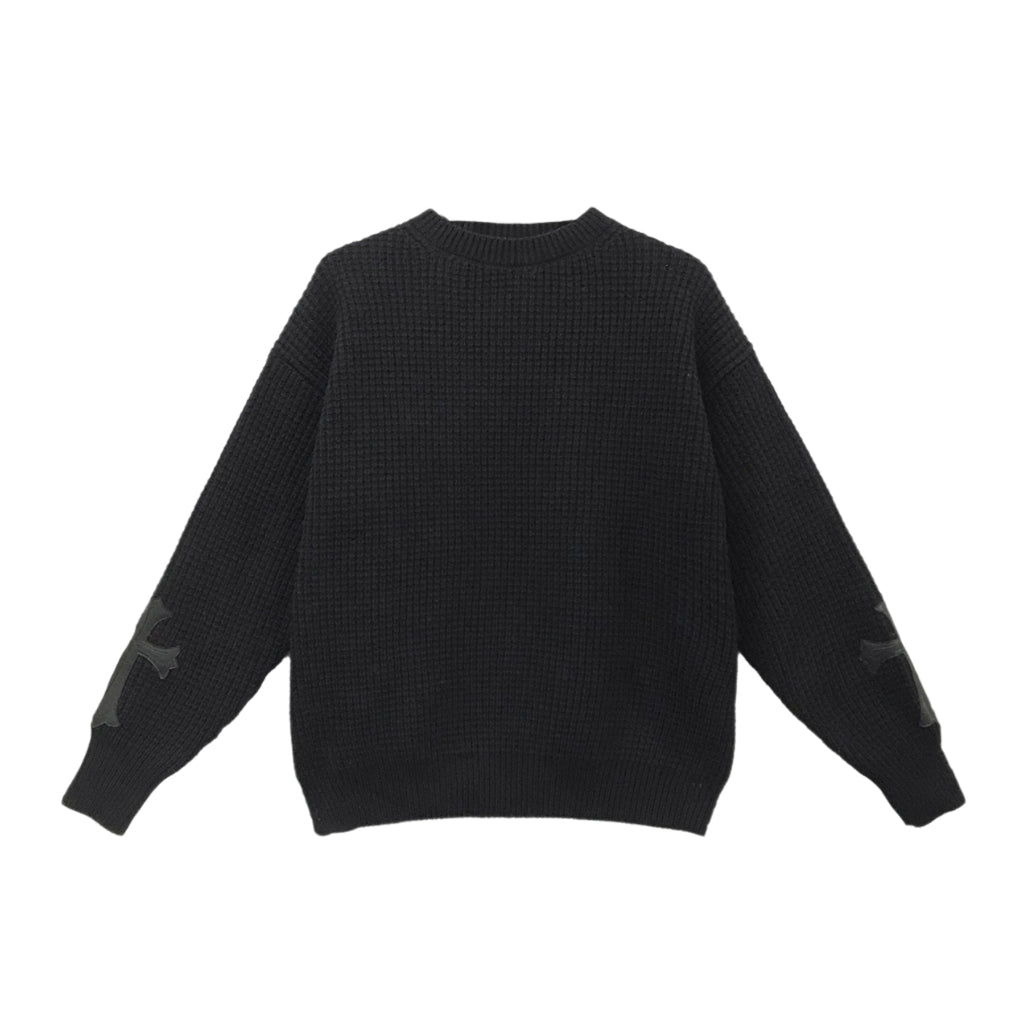 クロムハーツCashmere Fleur Cross leather Patch クロムハーツCashmere Fleur Cross leather Patch