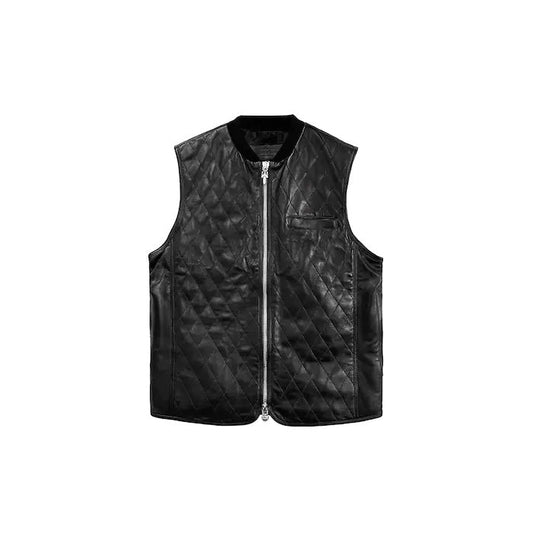 Chrome Hearts Leather Cross Vest - SHENGLI ROAD MARKET