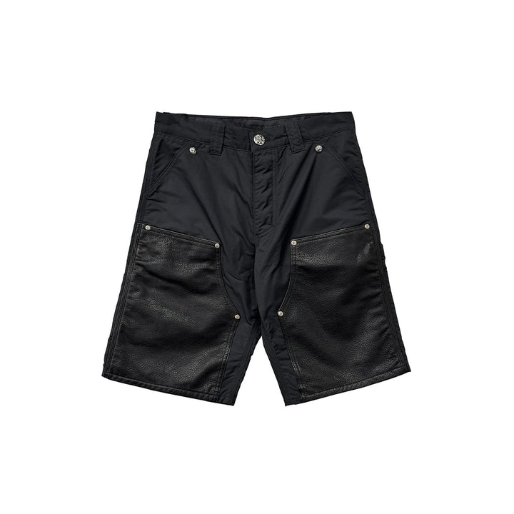 Chrome Hearts Leather Double Knee Carpenter Shorts - SHENGLI ROAD MARKET