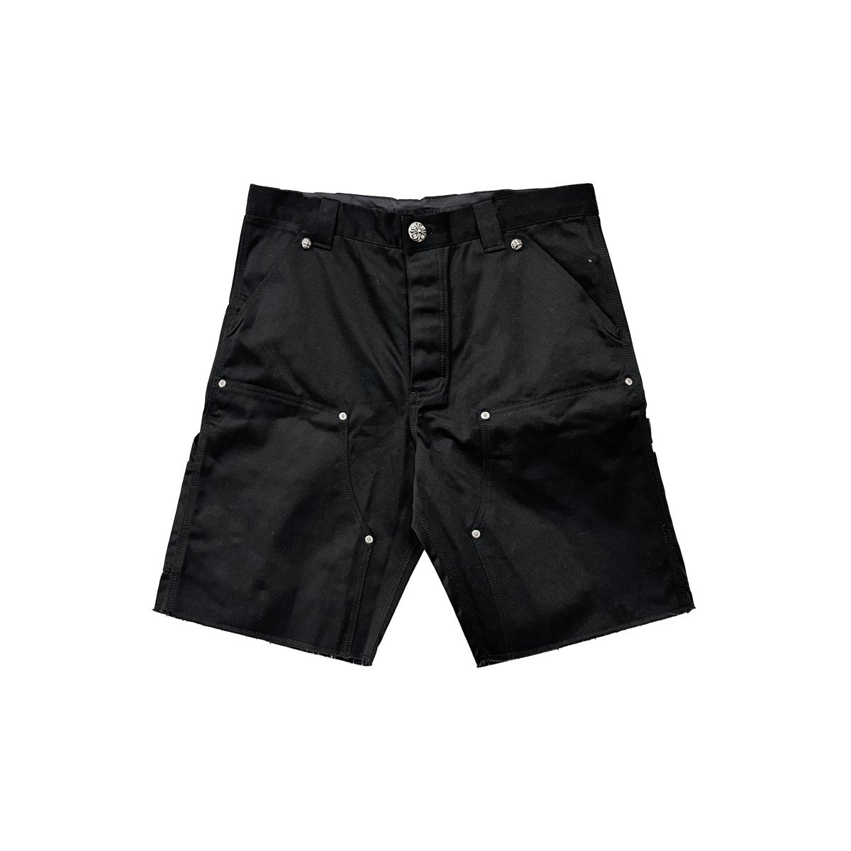 Chrome Hearts Leather Double Knee Carpenter Shorts