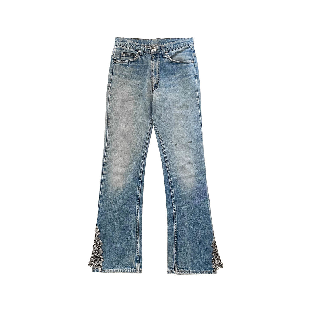 Chrome Hearts Levi's 517 Silver Crosses Flare Jeans - SHENGLI ROAD MARKET