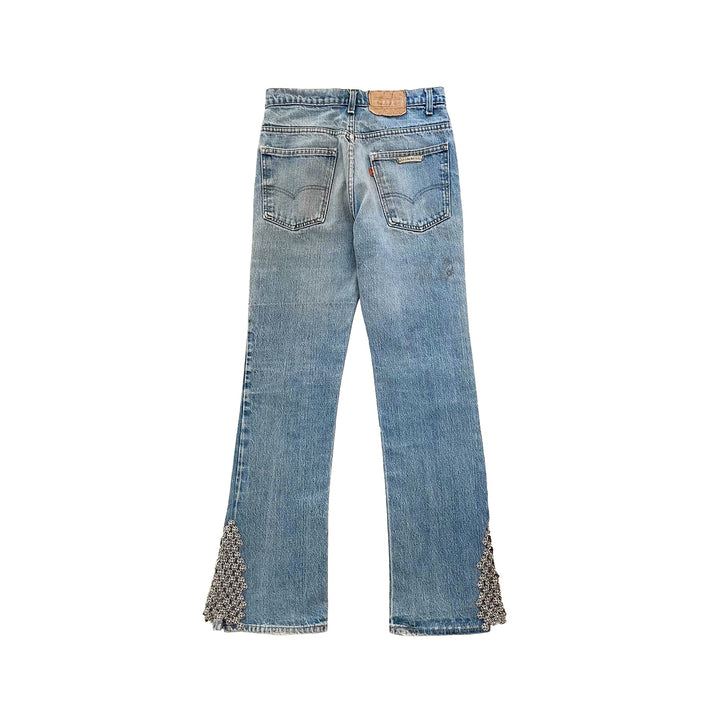 Chrome Hearts Levi's 517 Silver Crosses Flare Jeans - SHENGLI ROAD MARKET