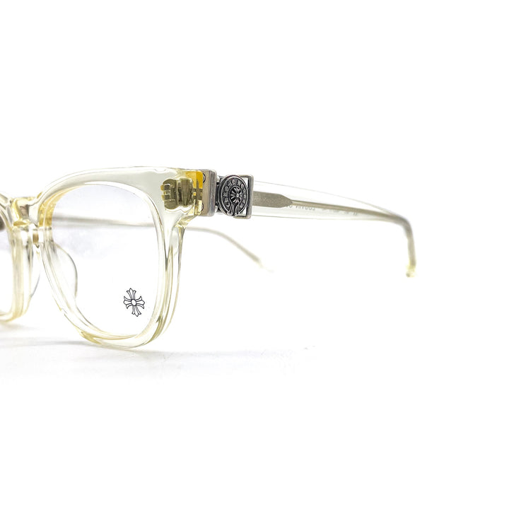 Chrome Hearts LOUVIN CUP Wheat Crystal Glasses Frame - SHENGLI ROAD MARKET