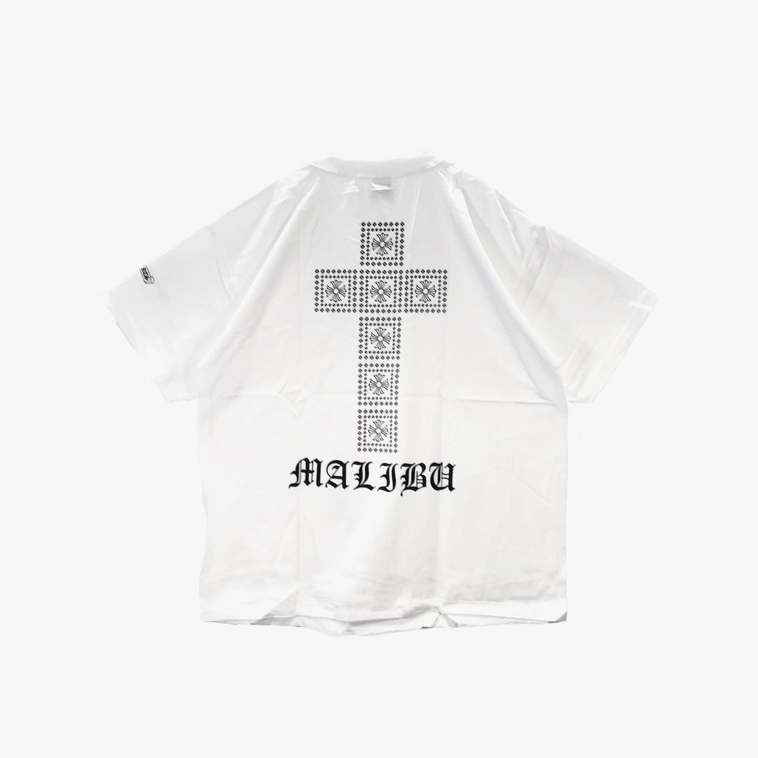 Chrome Hearts MALIBU Exclusive Cross Logo Short Sleeve T-shirt - SHENGLI ROAD MARKET