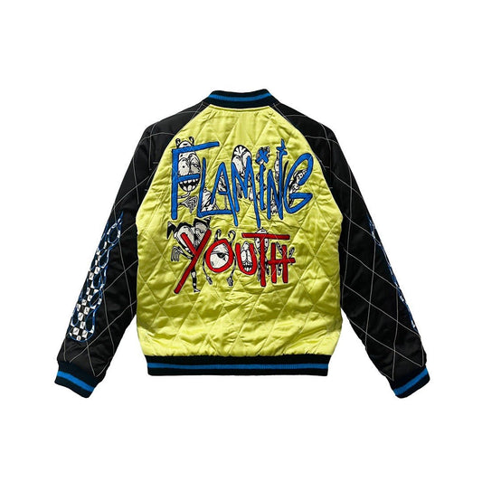 Chrome Hearts Matty Boy Flaming Young Reversible Souvenir Jacket - SHENGLI ROAD MARKET