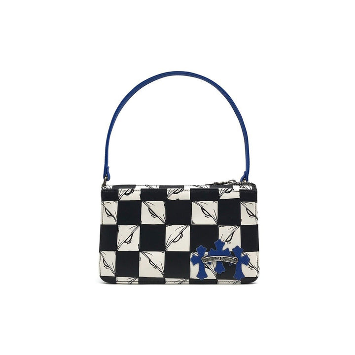 Chrome Hearts Matty Boy Limited 99 Eyes Blue Leather Cross Patch Bag - SHENGLI ROAD MARKET